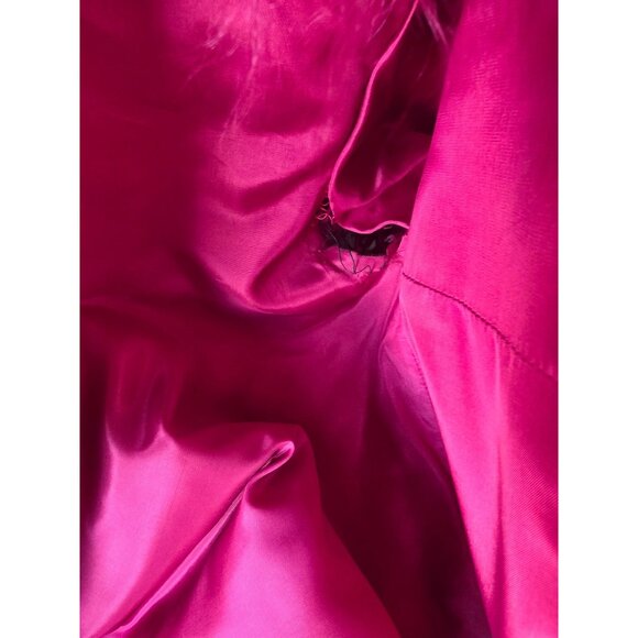 Antique France unique sheep alpaca ? coat fashion runway unique jacket women's M - Picture 8 of 12